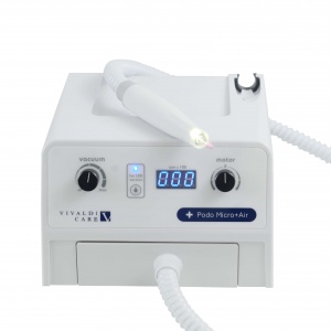Pedicure / Manicure freesmotor Vivaldine Line, stofafzuiging (Pedicure motor + afzuiging Vivaldi Line Micro+Air)