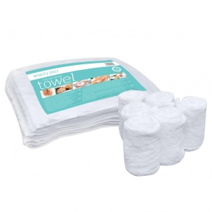 Compresdoekjes handdoekje katoen 6st 70x 20 cm (Compresdoekjes handdoekje katoen 6st wit)