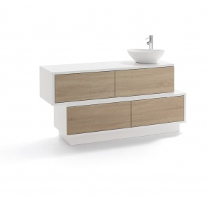 Swing meubel / bardoline oak (Swing meubel / bardoline oak - Zonder spoelbak en kraan)