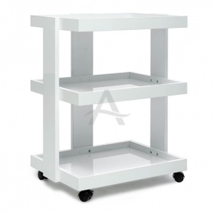 Instrumenten tafel Vivaldi Natura glossy white (Instrumenten tafel vivaldi natura glossy white - Zonder houder voor loupelamp)