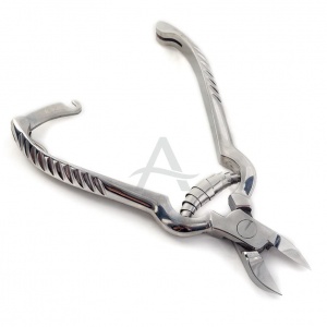 Nagelkniptang Inox mat 13 cm harmonica veer (Nagelkniptang Inox mat 13 cm harmonica veer)