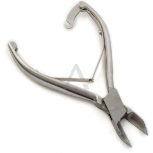 Nagelkniptang Inox mat 14 cm dubbele veer (Nagelkniptang Inox mat 14 cm dubbele veer)