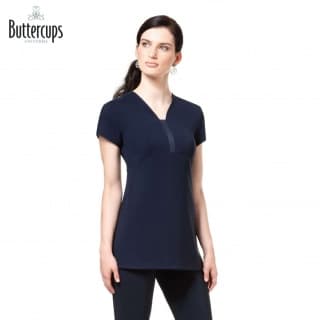 Navy bi-stretch schort (Navy bi-stretch schort)