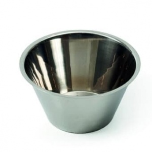 Afvalbakje inox rond (medium) (Afvalbakje inox rond (medium))