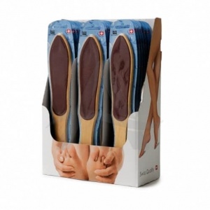Biosana houten eeltvijl / voetrasp (Biosana houten eeltvijl / voetrasp karton 22 + 3 gratis)